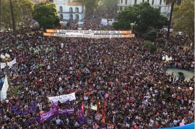La marcha del Día Internacional de la Mujer en imágenes